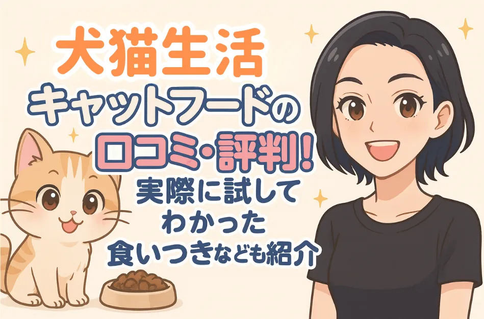 犬猫生活キャットフードの口コミ・評判！実際に試してわかった食いつきなども紹介